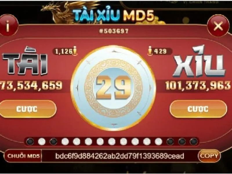 Tài xỉu MD5 là gì?
